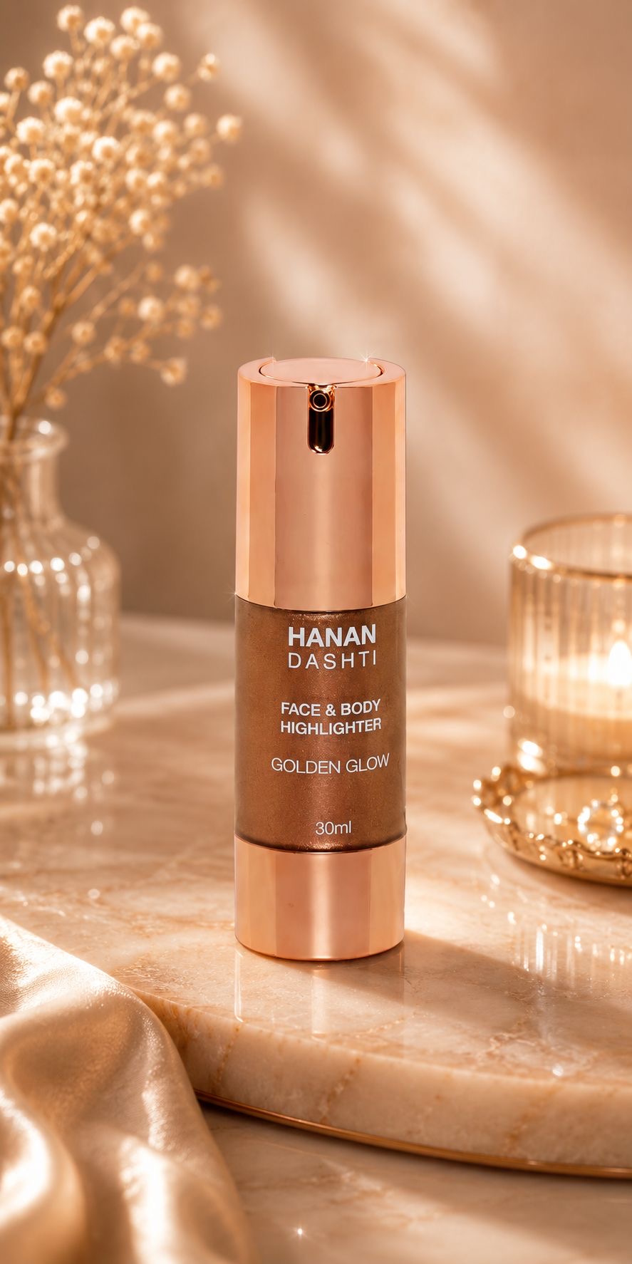 Face & body Highlighter ROSE هايلايت الجسم والوجة - روز